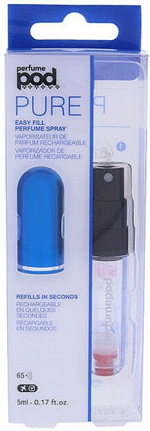 Atomizer do perfum - Travalo Perfume Pod Pure Essentials Blue — Zdjęcie N1