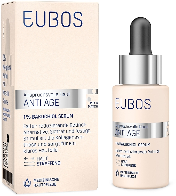 Serum do twarzy z 1% bakuchiolem - Eubos Med Anti Age 1% Bakuchiol Serum — Zdjęcie N3