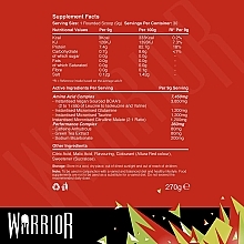 Suplement diety, Aminokwasowy kompleks - Warrior Amino Blast Strawberry Kiwi — Zdjęcie N2