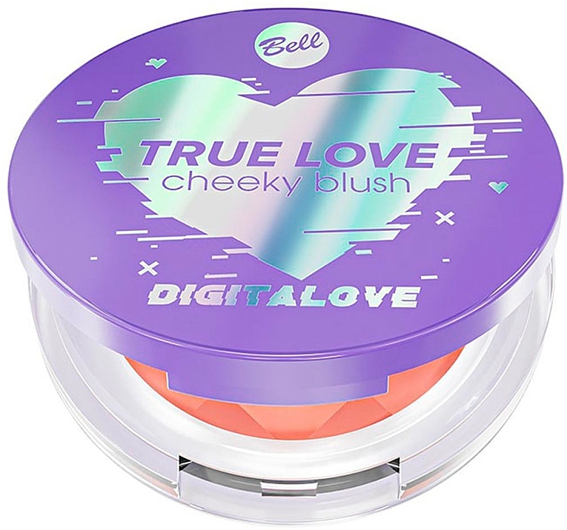 Róż do policzków - Bell DigitaLove Luminous Blush True Love Cheeky Blush  — Zdjęcie N1