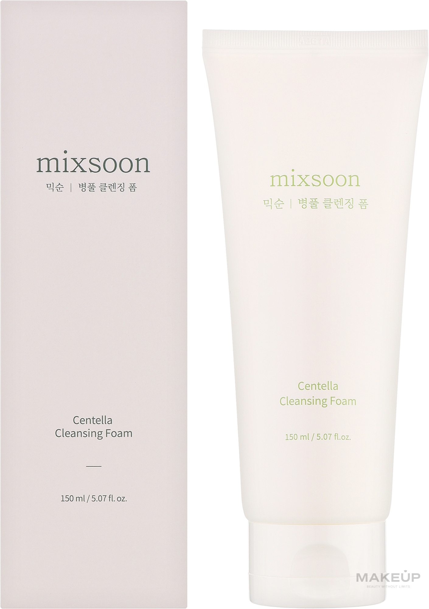 Niskokwasowa pianka dla skóry problematycznej - Mixsoon Centella Cleansing Foam — Zdjęcie 150 ml