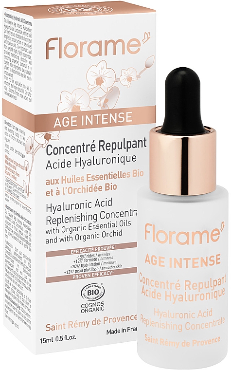 Rewitalizujący koncentrat z kwasem hialuronowym - Florame Age Intense Hyaluronic Acid Replenishing Concentrate — Zdjęcie N1