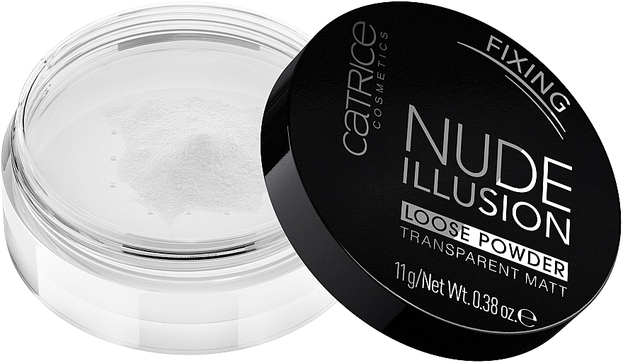 Matujący puder transparentny - Catrice Nude Illusion Loose Powder — Zdjęcie N1