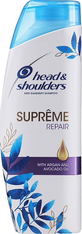 Naprawczy szampon przeciwłupieżowy z olejem arganowym - Head & Shoulders Suprême Repair Shampoo With Argan Oil — Zdjęcie N1