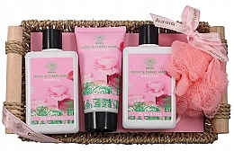 Zestaw, 5 produktów - Aurora Peony & Cherry Amber Gift Set  — Zdjęcie N1