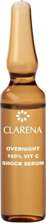 Terapia szokowa do twarzy na noc ze 100-procentową witaminą C - Clarena Overnight 100 % Vit C Shock Serum — Zdjęcie N1