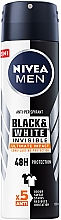 Antyperspirant w sprayu 5 w 1 dla mężczyzn - NIVEA MEN Black & White Invisible Ultimate Impact Anti-Perspirant Spray — Zdjęcie N1