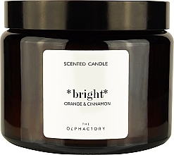 Świeca zapachowa w słoiku Pomarańcza i cynamon - Ambientair The Olphactory Bright Orange & Cinnamon Scented Candle — Zdjęcie N1
