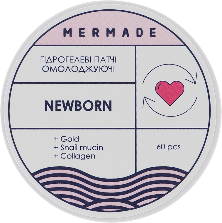 Odmładzające hydrożelowe płatki pod oczy - Mermade Newborn Patch — Zdjęcie N2