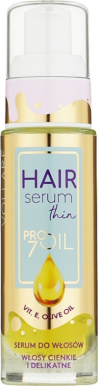 PRZECENA! Serum do włosów cienkich i delikatnych Wzmocnienie i witalność - Vollaré Pro Oli Volume Hair Serum * — Zdjęcie N1