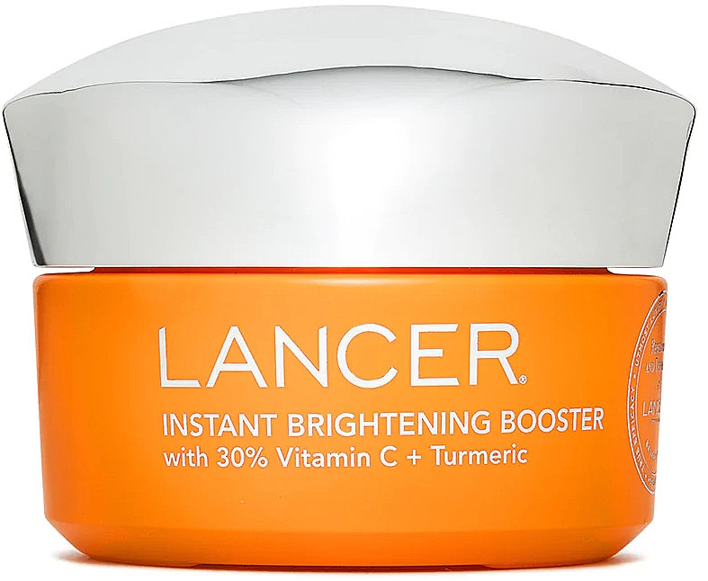 Krem wzmacniający do natychmiastowego rozjaśnienia - Lancer Instant Brightening Booster with 30% Vitamin C + Turmeric — Zdjęcie N1