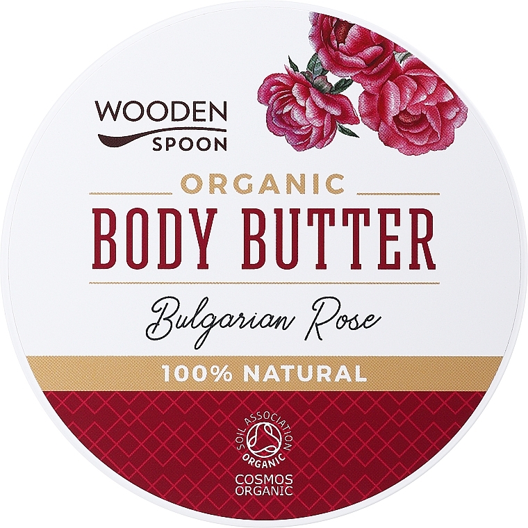 Organiczne masło do ciała Róża bułgarska - Wooden Spoon Bulgarian Rose Body Butter — Zdjęcie N1