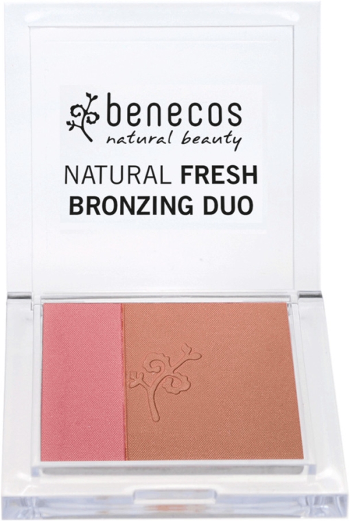 Podwójny puder brązujący - Benecos Natural Fresh Bronzing Duo — Zdjęcie N1