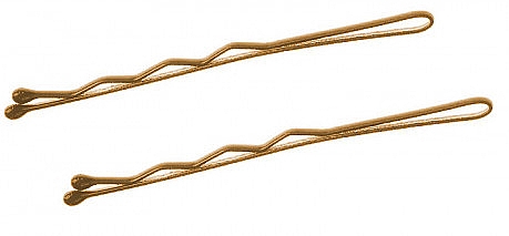 Wsuwki do włosów-niewidoczne faliste 60 mm, złote - Tico Professional — Zdjęcie N2