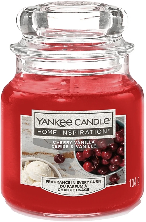 Świeca zapachowa w słoiku - Yankee Candle Home Inspiration Cherry Vanilla — Zdjęcie N1