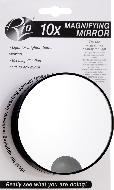 Lusterko kosmetyczne - Rio-Beauty 10X Magnification Mirror Skincare — Zdjęcie N1