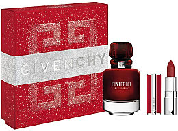 Givenchy L'Interdit Rouge - Zestaw (edp 50 ml + lipstick 1,5 g) — Zdjęcie N1