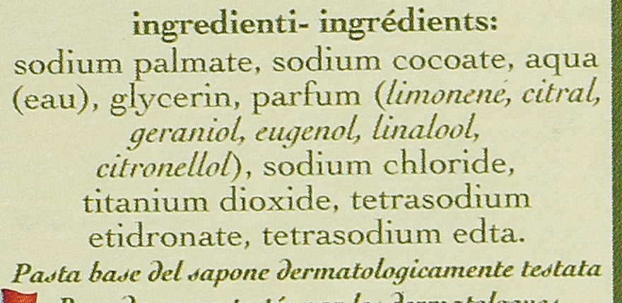Zestaw mydeł w kostce Cytryna - Saponificio Artigianale Fiorentino Lemon (6 x soap 50 g) — Zdjęcie N4