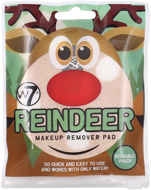 Gąbka do demakijażu - W7 Reindeer Makeup Remover Pad — Zdjęcie N1