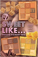 Zestaw - W7 Christmas Sweet Like Gift Set (eyshadow/pallette/3x8.1g) — Zdjęcie N1