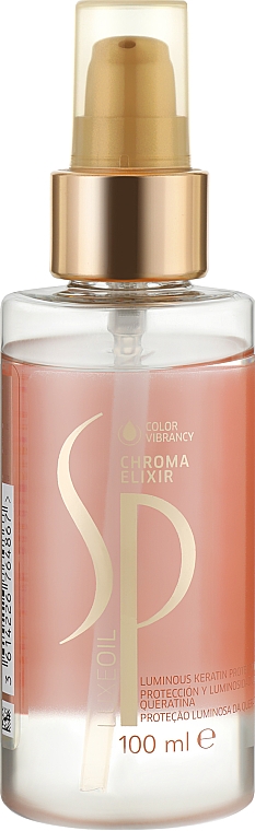 Eliksir do ochrony koloru włosów - Wella SP Luxe Oil Chroma Elixir — Zdjęcie N1