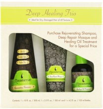 Kup Zestaw - Macadamia Natural Oil Deep Healing Trio Kit (shm/300ml + h/mask/100ml + oil/125ml)