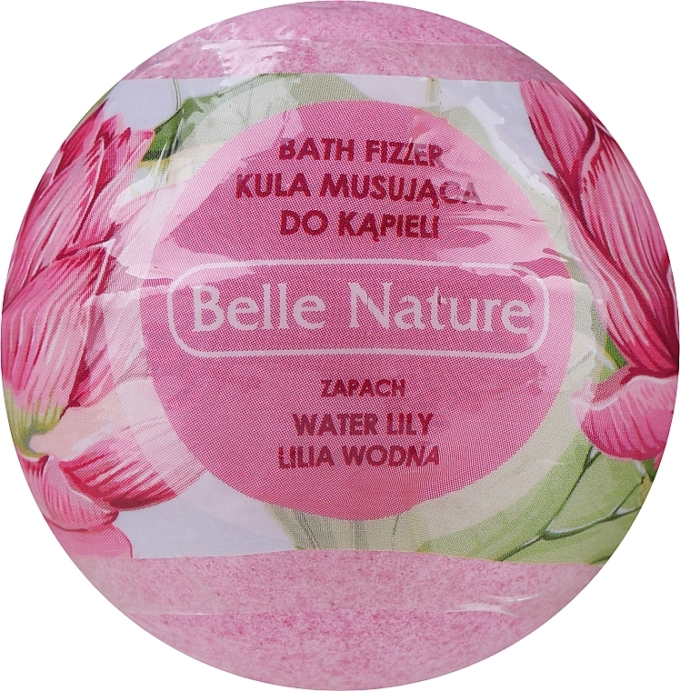 Musująca kula do kąpieli o zapachu lilii wodnej - Belle Nature — Zdjęcie N1