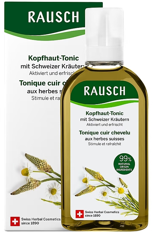 Tonik ziołowy do włosów - Rausch Scalp Tonic with Swiss Herbs — Zdjęcie N1