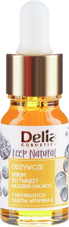 Odżywcze serum do twarzy na dzień i na noc - Delia Cosmetics Keep Natural Nourishing Serum — Zdjęcie N2