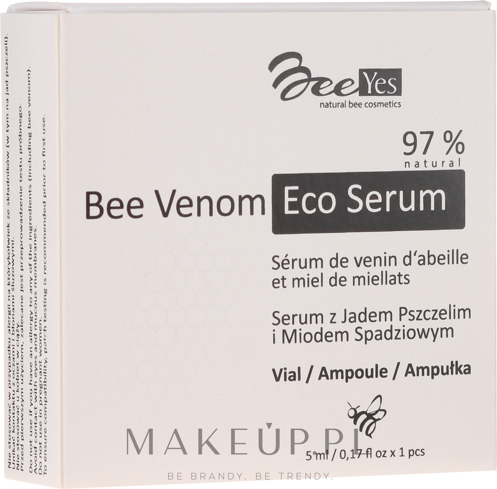 Serum z jadem pszczelim i miodem spadziowym - BeeYes Bee Venom Eco Serum — Zdjęcie 1 x 5 ml