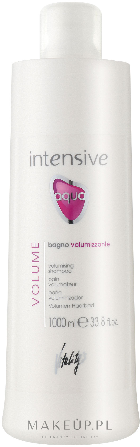 Szampon zwiększający objętość włosów - Vitality's Intensive Aqua Volumising Shampoo — Zdjęcie 1000 ml