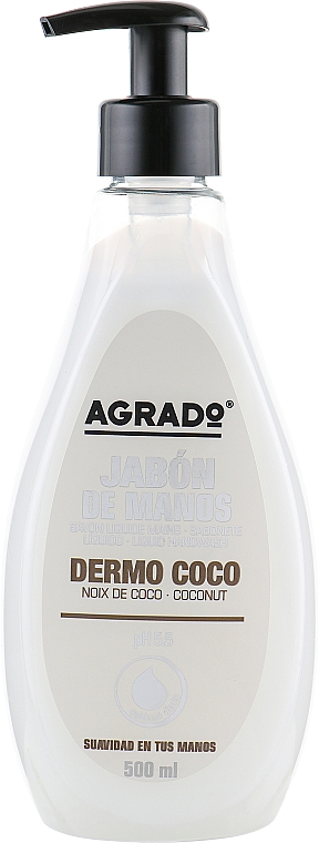 Mydło w płynie do rąk Kokos - Agrado Hand Soap