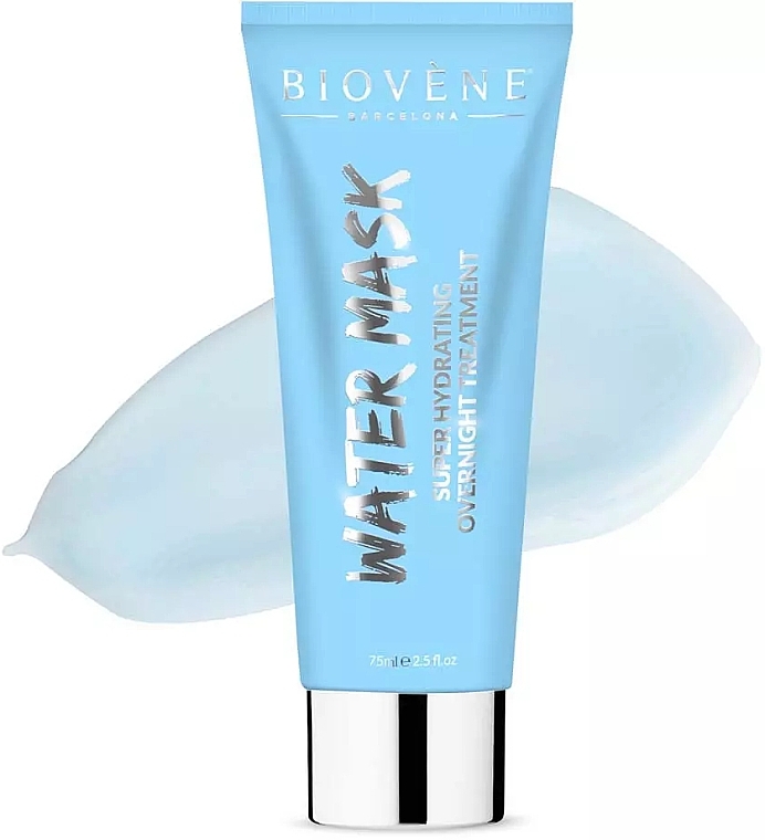 Super nawilżająca maska na noc - Biovene Water Mask Super Hydrating Overnight Treatment — Zdjęcie N1