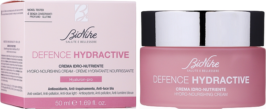 Nawilżający krem do twarzy - BoiNike Defence Hydractive Hydro-Nourishing Cream  — Zdjęcie N2