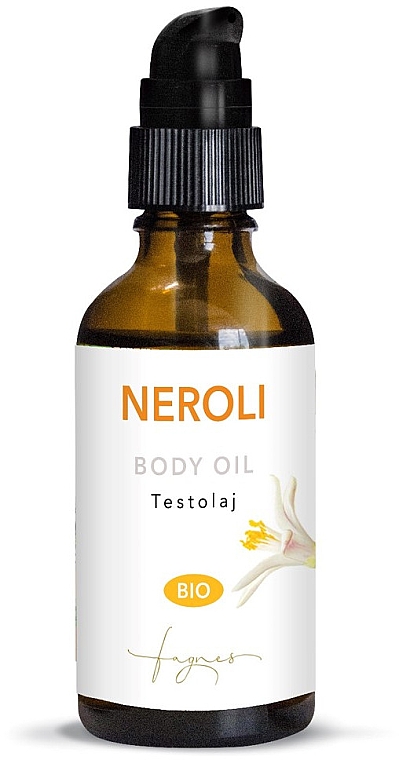 Organiczne masło do ciała o delikatnym zapachu neroli - Fagnes Aromatherapy Bio Body Oil Neroli — Zdjęcie N1