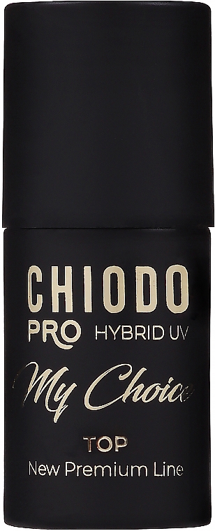 Top do lakierów hybrydowych - Chiodo Pro My Choice New Premium Line Hybrid UV Top — Zdjęcie N1