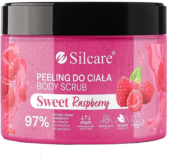 Peeling do ciała - Silcare Sweet Raspberry Body Scrub — Zdjęcie N1