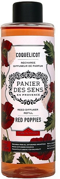 Zapach do domu Czerwony mak (wymienny wkład) - Panier Des Sens Red Poppies Diffuser Refill — Zdjęcie N1