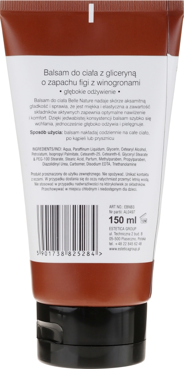 Balsam do ciała - Belle Nature Body Lotion With Figs & Grapes — Zdjęcie N2