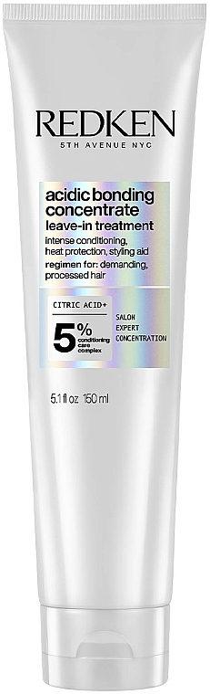 Krem termoochronny do intensywnej pielęgnacji włosów zniszczonych zabiegami chemicznymi - Redken Acidic Bonding Concentrate Leave-in Treatment