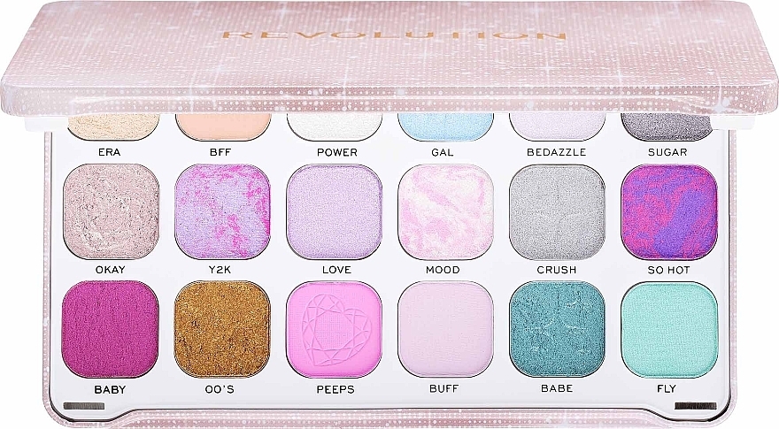 Paleta cieni do powiek - Makeup Revolution Y2K Baby Forever Flawless Palette Dreamer — Zdjęcie N1