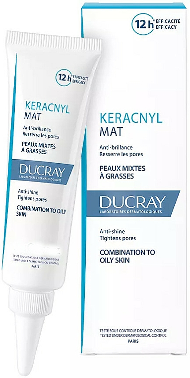 Matujący krem ​​do twarzy - Ducray Keracnyl Mattifying Cream — Zdjęcie N2