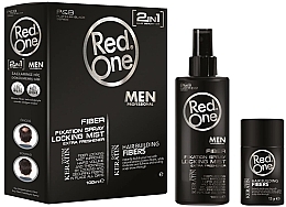 Kup Keratynowy zestaw nadający objętość włosom - Red One Black (h/spray/100ml + h/pow/12g)