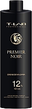 Oksydant do farb 12% - T-LAB Professional Premier Noir Cream Developer 40 vol. 12% — Zdjęcie N2