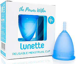 Kup Kubeczek menstruacyjny, model 2, niebieski - Lunette Reusable Menstrual Cup Blue Model 2