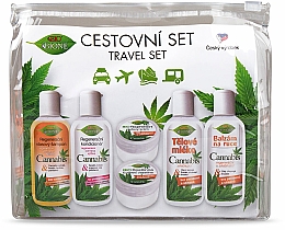 Zestaw, 6 produktów - Bione Cosmetics Cannabis Travel Set — Zdjęcie N2