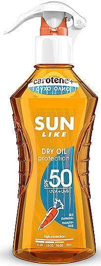 Przeciwsłoneczny suchy olejek do ciała SPF 50 - Sun Like Dry Oil Spray SPF 50 — Zdjęcie N1