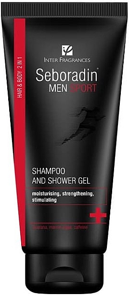 Szampon i żel pod prysznic dla mężczyzn 2 w 1 - Seboradin Men Sport Shampoo and Shower Gel — Zdjęcie N1
