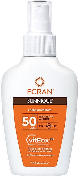 Mleczko do opalania i ochrony przeciwsłonecznej - Ecran Sunnique Protective Milk Spf50 — Zdjęcie N1