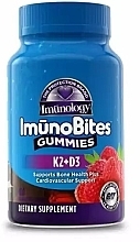 Kup Malinowe cukierki do żucia z witaminami K2+D3 dla wzmocnienia kości - GAT Sport Imunology ImunoBites Gummies K2+D3 Raspberry